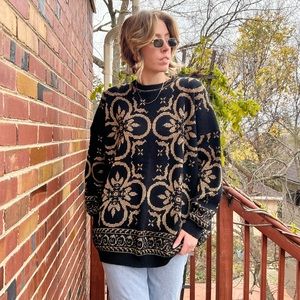 Vintage Decorative Holiday Sweater